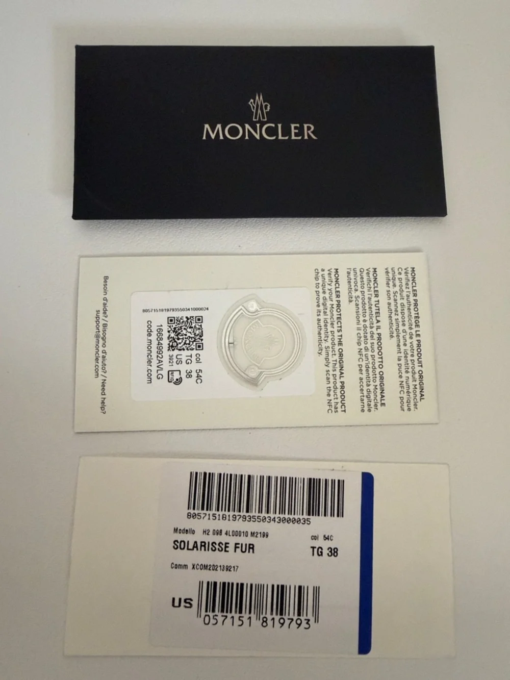 Moncler women’s pink Solarisse fur Sandals - Picture 6 of 9